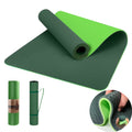 COCOBELA Yoga Mat 72 X 24'' Exercise Mats 8Mm TPE Non-Slip Extra Thick High-Density Eco Friendly for Yoga Workout Pilates Yoga Mats for Women & Men